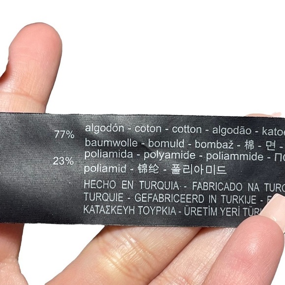 Zara Knit Thin Striped Sleeveless Cropped Halter Top S - Picture 8 of 9